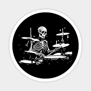 skeleton drummer Magnet